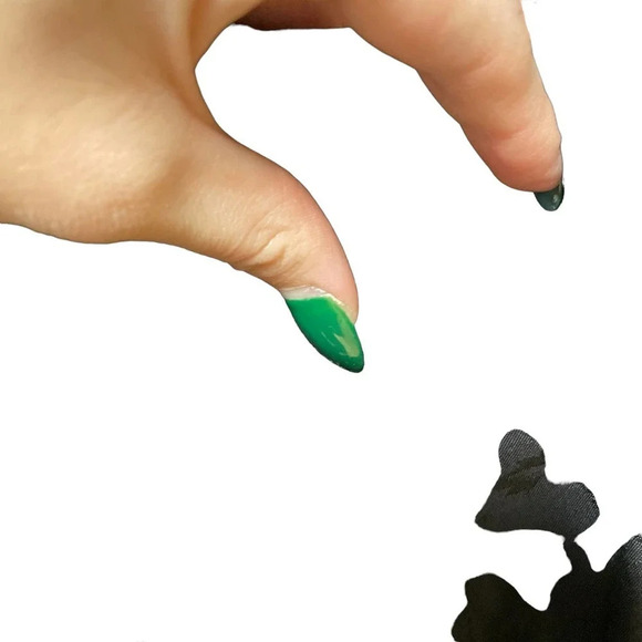 THE GREAT. The Convertible Floral Jacquard Crop Trousers Black Size 2 / US M - Picture 5 of 12